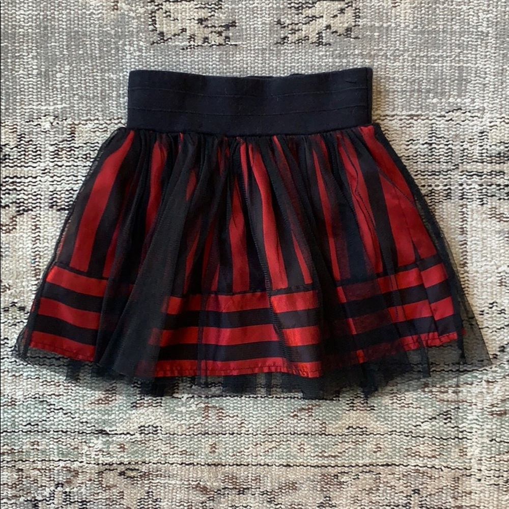 D-signed Disney red & black stripped tutu